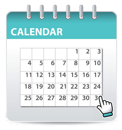 calendar click to see events calendar